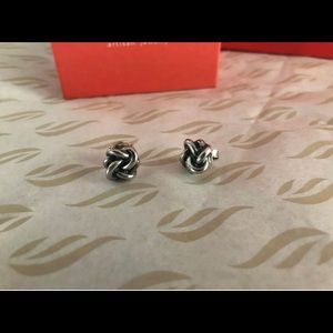 James Avery knot earrings....